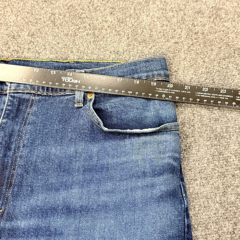 Levi's 505 Jeans Men's 40x30 Straight Leg Regular Fit Medium Wash Denim Stretch